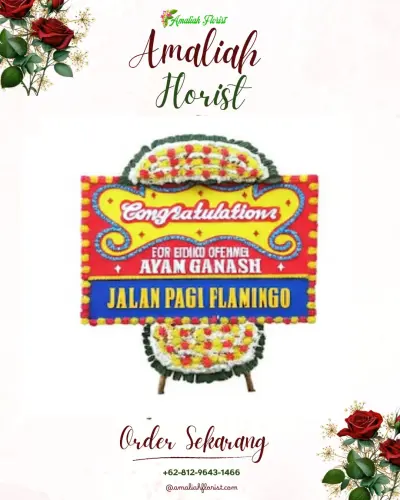 Bunga Papan Congratulation di Tanjung Pasir
